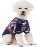 kutkutstyle T-Shirt KUTKUT Pack of 2 Pcs Argyle Pattern Breathable Round Neck Flannel Fleece Pullover | Winter Shirt for Yorkie, Maltese, Mini Pom Small Dogs Puppy