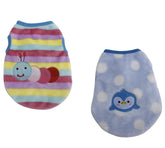 KUTKUT Pack of 2Pices Warm Velvet Sweater for Small Dog & Cat Boy Girl | Winter Fleece Pullover for Shihtzu, Papillon, Pekingese, Cats Male and Female-T-Shirt-kutkutstyle