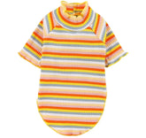 KUTKUT Stripe Print Pet Vest Breathable Cotton Shirt For Puppies And Small Dogs And Cats, Shirt For Yorkii, Bichon, Maltese, Devon Rex Cat, Cornish Rex Cat - kutkutstyle