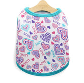 KUTKUT Drooling T-Shirt for Small Dogs | Cotton Fleece Sleeveless Shirt for Shish Tzu, Maltese, Yorkie, Toy Poodle etc and Cat (Size: L, Chest Girth 46 cm, Neck Girth 28 cm, Back Length 34 cm