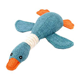 KUTKUT Dog Toys for Aggressive Chewers Indestructible Large Breed and Squeaky Vocal Plush Wild Goose for Small Medium Dog - kutkutstyle