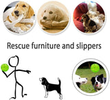 KUTKUT Pack of 2 Dura Squeak Dog Balls (Interactive Dog Toy That Float & Squeak) Squeaky Labrador, Golden Retriever Traditional Dog Tennis Balls - kutkutstyle