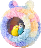 KUTKUT Winter Warm Bird Nest House Conure Breeding Nest Hatch House Parrotlet Snuggle Parrot Nest Cage Bed for Bird Parrot Budgie Parakeet Cockatiel Conure Lovebird Canary Finch