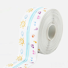 EZYHOME 2Pcs Kitchen & Bath Caulk Tape Caulk Strip, 38mm x 3.2m PVC Self Adhesive Waterproof Caulking Sealing Tape, Decorative Sealant Trim for Kitchen Sink Toilet Bathroom Shower Bathtub