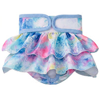 KUTKUT Reusable Dog Diapers Female Washable, Premium Doggie Diaper for Dogs, Highly Absorbent Puppy  Dog Diaper for Heat, Incontinence and Puppy Training (Blue )
