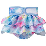 KUTKUT Reusable Dog Diapers Female Washable, Premium Doggie Diaper for Dogs, Highly Absorbent Puppy  Dog Diaper for Heat, Incontinence and Puppy Training (Blue )