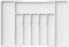 EZYHOME Silverware Drawer Organizer, Adjustable Space for Knifes, Spoons, Forks. Sleek & Space-Saving Silverware Organizer for an Organized Kitchen.
