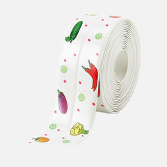 EZYHOME 2Pcs Kitchen & Bath Caulk Tape Caulk Strip, 38mm x 3.2m PVC Self Adhesive Waterproof Caulking Sealing Tape, Decorative Sealant Trim for Kitchen Sink Toilet Bathroom Shower Bathtub