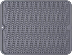EZYHOME Silicone Dish Drying Mat for Kitchen Counter, Dish Drying Pad for Sink, Refrigerator or Drawer, Countertop Protection Pad.