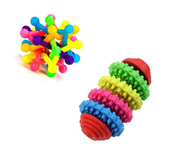 KUTKUT Combo of Durable Health Gear Gums Teething Chew Toys for Dogs and Cats - kutkutstyle