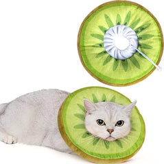 KUTKUT Adjustable Kitten Cone Collar, Adjustable Recovery E-Collar, Cat Cone After Surgery for Kittens and Small Cats Neck Cone to Prevent Licking Biting After Surgery Protect Wounds