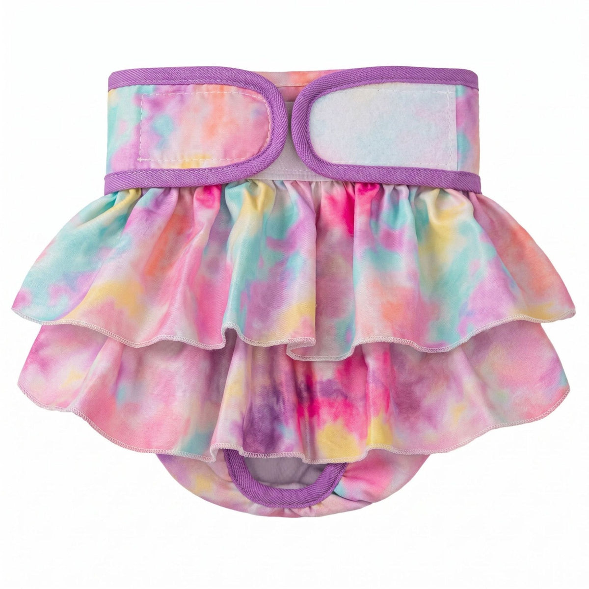 KUTKUT Reusable Dog Diapers Female Washable, Premium Doggie Tie Dye Diaper for Dogs, Highly Absorbent Puppy  Dog Diaper for Heat, Incontinence and Puppy Training (Pastel)