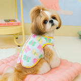 KUTKUT Warm Fleece Small Dogs & Cat Outfit With Butterfly Design, Stylish Winter Lightweight Jacket For ShihTzu, ToyPoodle, Papillon, JackRussell etc