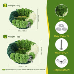 KUTKUT Bird Nest for Cage, Hanging Warm Comfortable Bird Bed Durable Material Nest Bedding for Conure Lovebird Canary Hummingbird Parakeet Laying Eggs Resting (SIZE:S, Diameter: 13.7cm)
