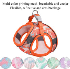 KUTKUT Cat, Small Dog Harness & Leash Set, Escape Proof Vest Harness for Walking,Easy Control Night Safe Pet Harness with Reflective Strap Fit for Small Dogs, Puppies Kitten, Cats ( Orange )
