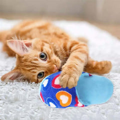 KUTKUT Set of 2 Durable Health Gear Gums Teething Chew Toy and Funny Plush Sleeper Design Squeak Sound Stuffed Chew Toy for Dogs and Cats
