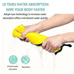 KUTKUT Microfiber Towel for Puppies Kittens Dog & Cats, Super Absorbent Quick-Drying Soft Lint Free Small Bath Towel for Pets (Pack of 4, 30 * 30cm)