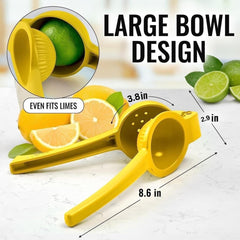EZYHOME Lemon Squeezer, Lemon Juicer -Manual Juicer Citrus Lemon Squeezer, Fruit Juicer Lime Press Metal, Professional Kitchen Tools And Gadgets For Making Fresh Juice - Dishwasher-Safe
