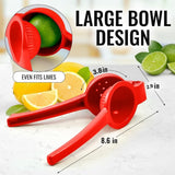 EZYHOME Lemon Squeezer With Life Time Warrenty - Large Lemon Juicer -Manual Juicer Citrus Lemon Squeezer, Fruit Juicer Lime Press Metal, Professional Kitchen Tools And Gadgets For Making Fresh Juice