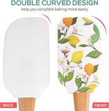 EZYHOME Silicone Spatula,Cake Scrapers and Cream Spreaders for Baking Mixing and Cooking, Cake Cream Butter Spatula, Irish Baking Kitchen Cooking Supplies (30cm *6 cm)