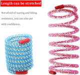 KUTKUT 6Pcs Cat Springs Toys, Colorful Coil Spring Action Cat Toy Stretchable Pet Play Toy for Kitten, Interactive Telescopic Funny Cat Jumping Toy Flexible & Coil Spiral Springs