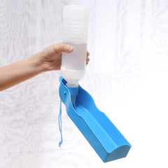 KUTKUT Portable Travel Water Dispenser Bottle for Dog-Cat (250 ml) | Blue