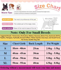 KUTKUT Small Dogs Jumpsuits With Pocket, Non Sticky Hair Pullover Puppy Four -Legged Bodysuit Clothes, Striped Patchwork Puppy Romper Costume