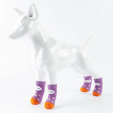 KUTKUT - Pack of 8 Pcs Anti -Slip New Born Puppy Kitten Socks|Pet Paw Protector Small Puppy Kitten Socks with 8 Pieces Adjustable Straps,Socks for Small Puppies,Kitten