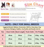 KUTKUT Soft Pink Fleece Dog Jumpsuit Pajamas, Warm Winter Pet Onesie With Cute Cartoon Print & Leash Ring, Cozy Sleepwear For Small Dogs like ShihTzu, Papillon Puppies and Cats