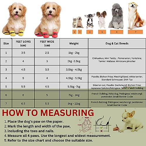 KUTKUT 12Pcs (3Sets) Washable Dog Shoes | Rain &Snow Dog Booties | Breathable Paw Protector, Upgraded Anti-Slip Soft Soled Dog & Cat Boots for Shihtzu, Poodle, Bichon etc - kutkutstyle