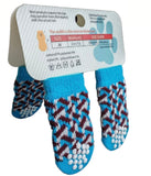KUTKUT Anti-Slip New Born Puppy Socks with Paw Pattern | Pet Paw Protector Small Puppy Socks with 1 Pair pack of 4 Pieces Adjustable Straps | Socks for Small Puppies, Kitten