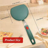 EZYHOME Silicone Spatula Turner, 600°F Heat Resistant Cooking Spatulas for Nonstick Cookware, Large Flexible Kitchen Utensils BPA Free Rubber Spatula Set for Egg, Pancake, Fish, Burger