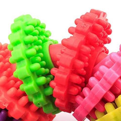 KUTKUT Training Toy Set of Rope Ball, Teether and Squeaky Sleeper for Small Dogs and Pets - Pack of 3 - kutkutstyle