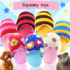 KUTKUT Set of 2 Durable Health Gear Gums Teething Chew Toy and Funny Plush Sleeper Design Squeak Sound Stuffed Chew Toy for Dogs and Cats