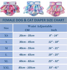 KUTKUT Reusable Dog Diapers Female Washable, Premium Doggie Diaper for Dogs, Highly Absorbent Puppy  Dog Diaper for Heat, Incontinence and Puppy Training (Dark Pink)