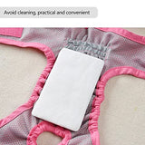 KUTKUT Set of 2 Reusable & Washable Sanitary Pet Diaper| Adjustable Menstruation Underwear for Female Dog in Heat Period