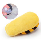 KUTKUT Combo of Colorful Bell Sound Woven Chewing Ball and Funny Plush Squeak Chew Sound Sleeper Design Stuffed Toy for Dogs and Cats - kutkutstyle