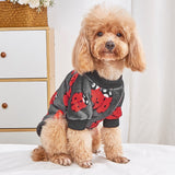 KUTKUT Small Dogs Puppy Cats Warm Clothes, Cute Bee Pattern Breathable Round Neck Flannel Fleece Pullover, Winter Shirt for Yorkii, Maltese, Mini Pom Small Dogs