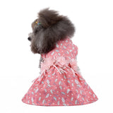 KUTKUT Combo of 2 Small Dog Cat Dresses - Tutu Frock Puppy Dress Dog Cloth, Sleeveless Summer Clothes Cute Dog Apparel for Havanese, Shihtzu pup, Pomeranian etc - kutkutstyle