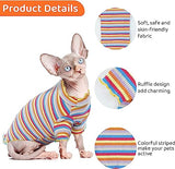KUTKUT 2Pcs Stripe Print Pet Vest Stretchable Breathable Autumn, Spring & Summer Cotton Shirt for Small Dogs and Cats - kutkutstyle