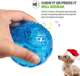 KUTKUT Combo of 2 Dura Squeak Dog Balls (Interactive Dog Toy That Float & Squeak) Squeaky Balls for Playing, Great Alternative to Traditional Labrador, Golden Retriever Dog Tennis Balls - kut