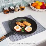 EZYHOME Silicone Dish Drying Mat for Kitchen Counter, Dish Drying Pad for Sink, Refrigerator or Drawer, Countertop Protection Pad.