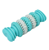 KUTKUT Chew Toy Natural Rubber Bone Tooth Cleaning Non-Toxic Rubber Bite Resistant for Medium & Large Dog Teeth Cleaning/Chewing/Playing/Treat Dispensing (Bone)