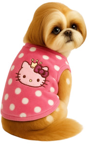 KUTKUT Puppy Clothes for Small Dog & Cat Boy Girl | Winter Warm Cute Kitty Pattern Sweaters for Shih Tzu, Maltese, Yorkie Male Female
