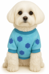 KUTKUT Small Dog Cat Flannel Fleece Sweater, Winter Plush Thickned Ultra Soft Warm Breathable Pullover With Leash Ring Buckle For ShihTzu, King Charls, Pug Small Dogs