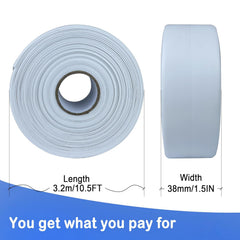 EZYHOME Caulk Strip Tape,Waterproof and Oil-Proof 38mm x 3.2m Caulk Strip Tape for Cooktop, PVC Self Adhesive Caulk Tape for Sink,Toilet, Bathroom,Wall Edge, Sealing Tape for Bathtub