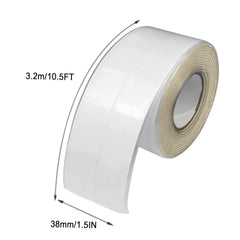 EZYHOME Caulk Strip Tape,Waterproof and Oil-Proof 38mm x 3.2m Caulk Strip Tape for Cooktop, PVC Self Adhesive Caulk Tape for Sink,Toilet, Bathroom,Wall Edge, Sealing Tape for Bathtub