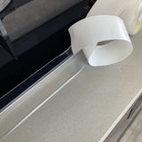 EZYHOME Caulk Strip Tape,Waterproof and Oil-Proof 38mm x 3.2m Caulk Strip Tape for Cooktop, PVC Self Adhesive Caulk Tape for Sink,Toilet, Bathroom,Wall Edge, Sealing Tape for Bathtub