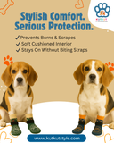 KUTKUT Dog Socks to Prevent Licking Paws, Double-Sided Anti Slip Dog Socks for Hardwood Floors, Non Slip Dog Paw Socks for Hot/Cold Pavement Dog Grippy Socks for Small Medium Senior Dogs