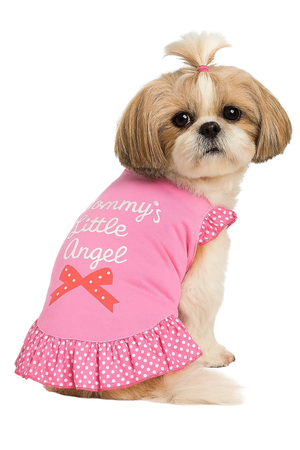 KUTKUT Small Dog Dress Pet Tutu Dress Puppy Dress Cute Dog Princess Skirt Elegant Pet Summer Apparel Doggie Clothes for Small Dogs Cats Pets (Pink)